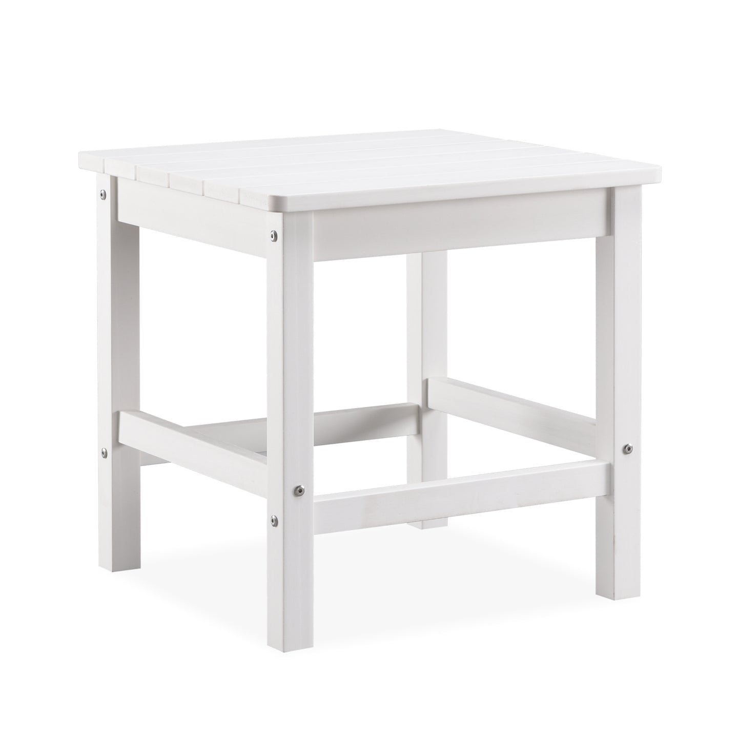 white side table